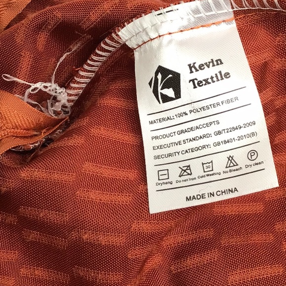 NWOT 2 Rust Pillow Shams - Picture 5 of 5